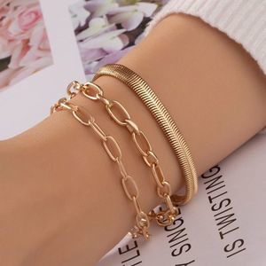 Three Row Chain Bracelet